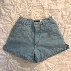 vintage high waisted jean shorts